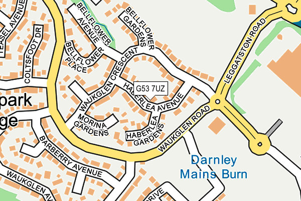 G53 7UZ map - OS OpenMap – Local (Ordnance Survey) G53 7UZ map - OS OpenMap – Local (Ordnance Survey)