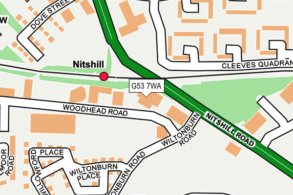 G53 7WA map - OS OpenMap – Local (Ordnance Survey) G53 7WA map - OS OpenMap – Local (Ordnance Survey)