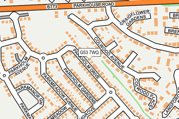 G53 7WQ map - OS OpenMap – Local (Ordnance Survey) G53 7WQ map - OS OpenMap – Local (Ordnance Survey)