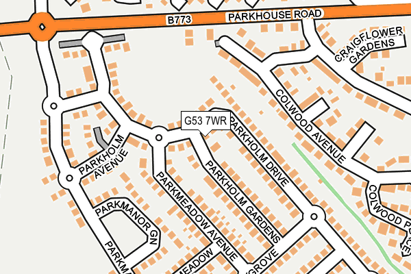 G53 7WR map - OS OpenMap – Local (Ordnance Survey) G53 7WR map - OS OpenMap – Local (Ordnance Survey)