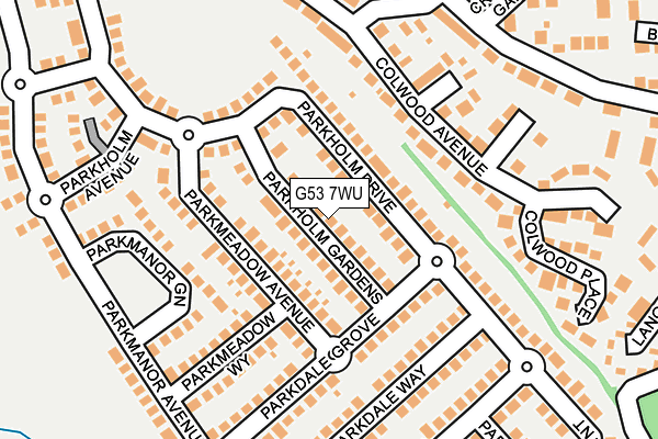 G53 7WU map - OS OpenMap – Local (Ordnance Survey) G53 7WU map - OS OpenMap – Local (Ordnance Survey)