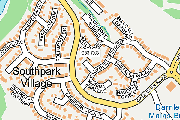 G53 7XG map - OS OpenMap – Local (Ordnance Survey) G53 7XG map - OS OpenMap – Local (Ordnance Survey)