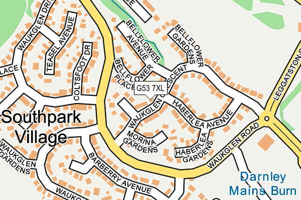G53 7XL map - OS OpenMap – Local (Ordnance Survey) G53 7XL map - OS OpenMap – Local (Ordnance Survey)