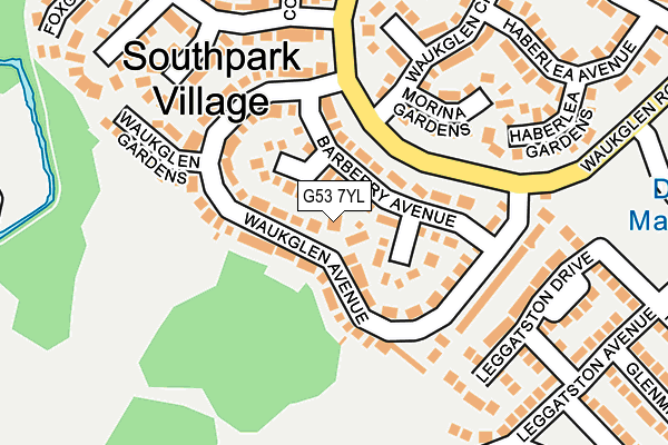 G53 7YL map - OS OpenMap – Local (Ordnance Survey) G53 7YL map - OS OpenMap – Local (Ordnance Survey)