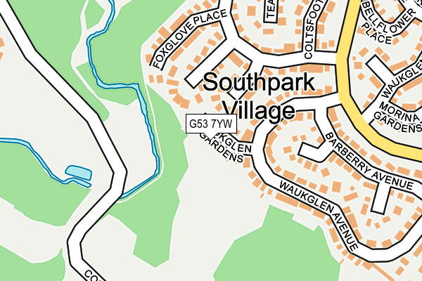G53 7YW map - OS OpenMap – Local (Ordnance Survey) G53 7YW map - OS OpenMap – Local (Ordnance Survey)