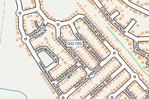 G53 7ZG map - OS OpenMap – Local (Ordnance Survey) G53 7ZG map - OS OpenMap – Local (Ordnance Survey)