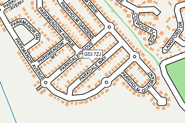 G53 7ZJ map - OS OpenMap – Local (Ordnance Survey) G53 7ZJ map - OS OpenMap – Local (Ordnance Survey)