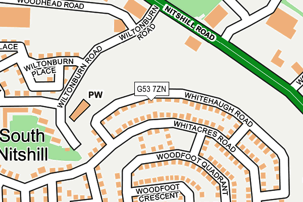 G53 7ZN map - OS OpenMap – Local (Ordnance Survey) G53 7ZN map - OS OpenMap – Local (Ordnance Survey)