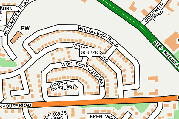 G53 7ZR map - OS OpenMap – Local (Ordnance Survey)