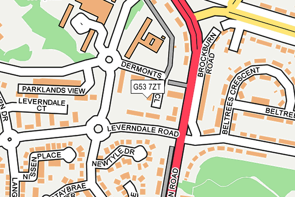 G53 7ZT map - OS OpenMap – Local (Ordnance Survey) G53 7ZT map - OS OpenMap – Local (Ordnance Survey)