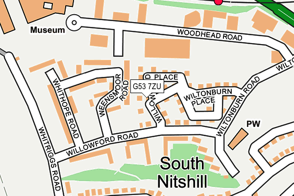 G53 7ZU map - OS OpenMap – Local (Ordnance Survey) G53 7ZU map - OS OpenMap – Local (Ordnance Survey)
