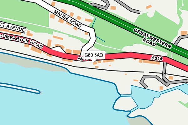 G60 5AQ map - OS OpenMap – Local (Ordnance Survey) G60 5AQ map - OS OpenMap – Local (Ordnance Survey)
