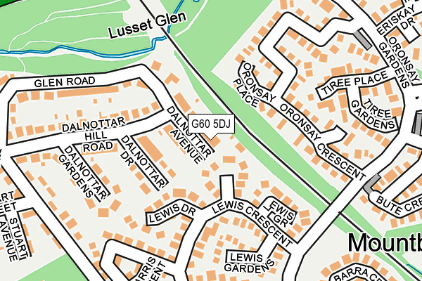 G60 5DJ map - OS OpenMap – Local (Ordnance Survey)