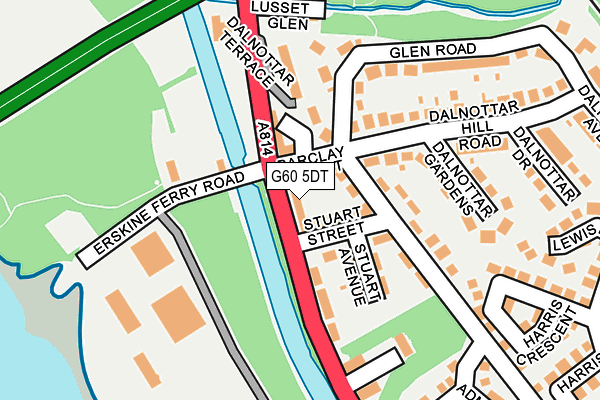 G60 5DT map - OS OpenMap – Local (Ordnance Survey)