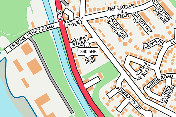 G60 5HB map - OS OpenMap – Local (Ordnance Survey) G60 5HB map - OS OpenMap – Local (Ordnance Survey)
