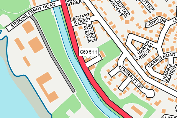 G60 5HH map - OS OpenMap – Local (Ordnance Survey)