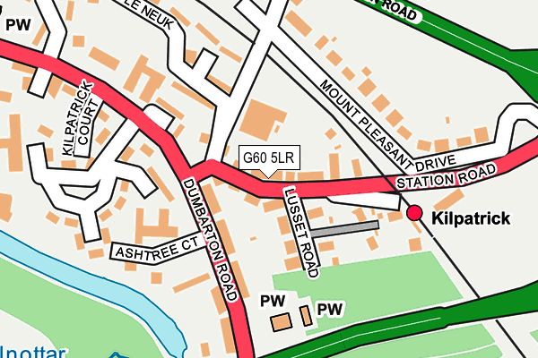 G60 5LR map - OS OpenMap – Local (Ordnance Survey)