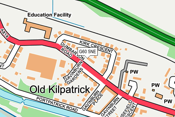 G60 5NE map - OS OpenMap – Local (Ordnance Survey) G60 5NE map - OS OpenMap – Local (Ordnance Survey)