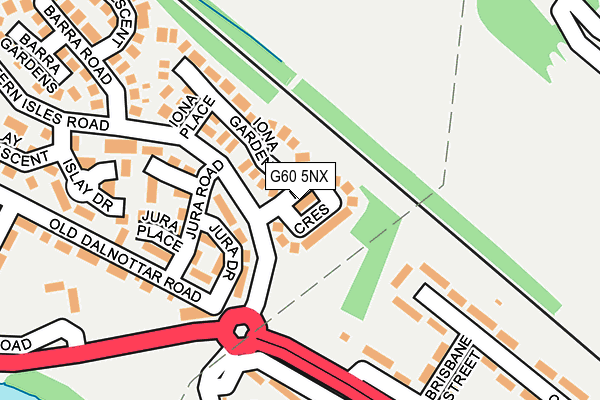 G60 5NX map - OS OpenMap – Local (Ordnance Survey) G60 5NX map - OS OpenMap – Local (Ordnance Survey)