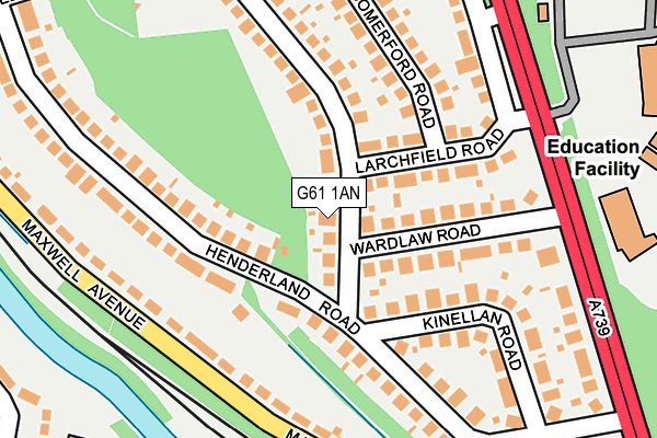G61 1AN map - OS OpenMap – Local (Ordnance Survey) G61 1AN map - OS OpenMap – Local (Ordnance Survey)