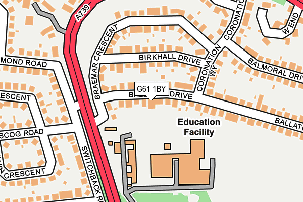 G61 1BY map - OS OpenMap – Local (Ordnance Survey) G61 1BY map - OS OpenMap – Local (Ordnance Survey)