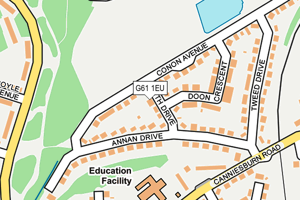G61 1EU map - OS OpenMap – Local (Ordnance Survey) G61 1EU map - OS OpenMap – Local (Ordnance Survey)