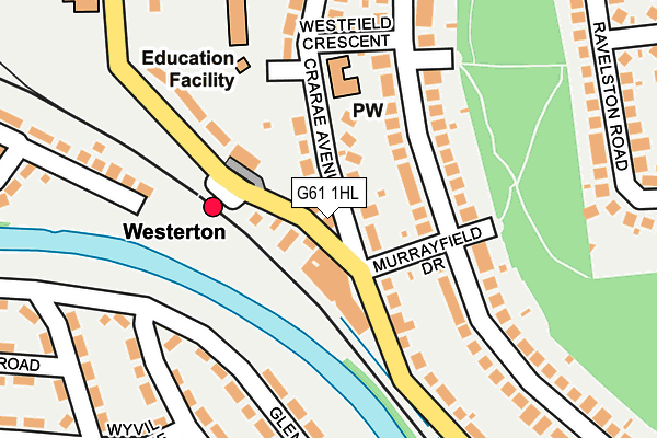 G61 1HL map - OS OpenMap – Local (Ordnance Survey) G61 1HL map - OS OpenMap – Local (Ordnance Survey)