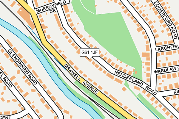 G61 1JF map - OS OpenMap – Local (Ordnance Survey) G61 1JF map - OS OpenMap – Local (Ordnance Survey)