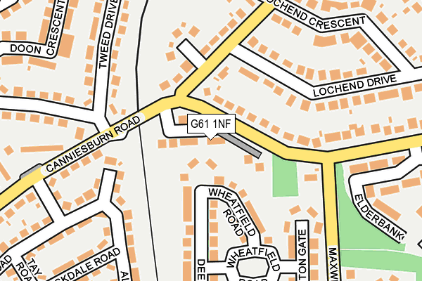 G61 1NF map - OS OpenMap – Local (Ordnance Survey) G61 1NF map - OS OpenMap – Local (Ordnance Survey)