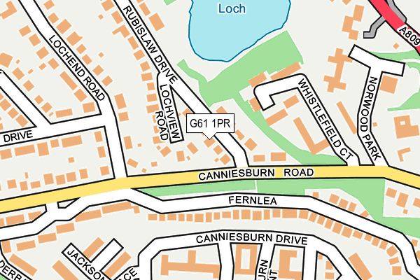 G61 1PR map - OS OpenMap – Local (Ordnance Survey) G61 1PR map - OS OpenMap – Local (Ordnance Survey)