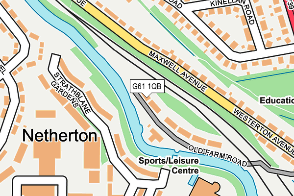 G61 1QB map - OS OpenMap – Local (Ordnance Survey) G61 1QB map - OS OpenMap – Local (Ordnance Survey)