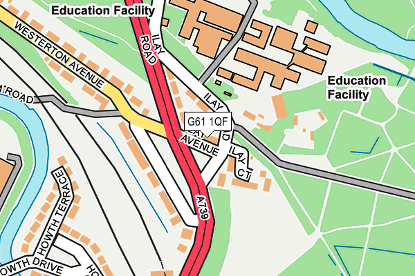 G61 1QF map - OS OpenMap – Local (Ordnance Survey) G61 1QF map - OS OpenMap – Local (Ordnance Survey)