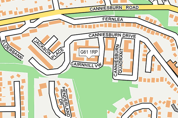 G61 1RP map - OS OpenMap – Local (Ordnance Survey) G61 1RP map - OS OpenMap – Local (Ordnance Survey)