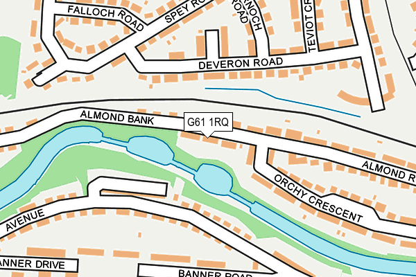 G61 1RQ map - OS OpenMap – Local (Ordnance Survey) G61 1RQ map - OS OpenMap – Local (Ordnance Survey)