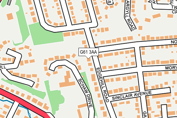 G61 3AA map - OS OpenMap – Local (Ordnance Survey) G61 3AA map - OS OpenMap – Local (Ordnance Survey)