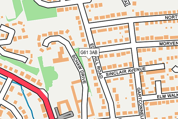 G61 3AB map - OS OpenMap – Local (Ordnance Survey) G61 3AB map - OS OpenMap – Local (Ordnance Survey)