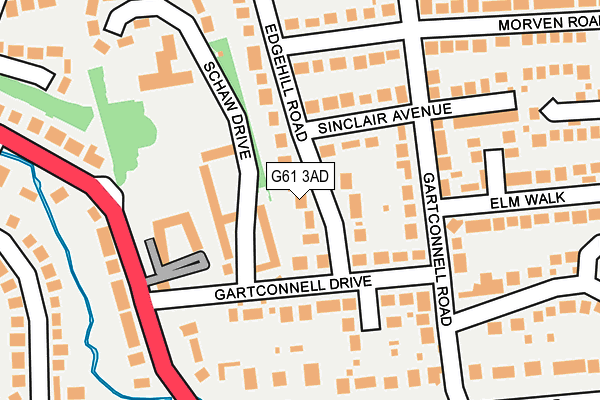 G61 3AD map - OS OpenMap – Local (Ordnance Survey) G61 3AD map - OS OpenMap – Local (Ordnance Survey)