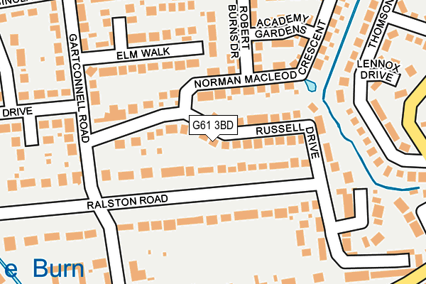 G61 3BD map - OS OpenMap – Local (Ordnance Survey) G61 3BD map - OS OpenMap – Local (Ordnance Survey)