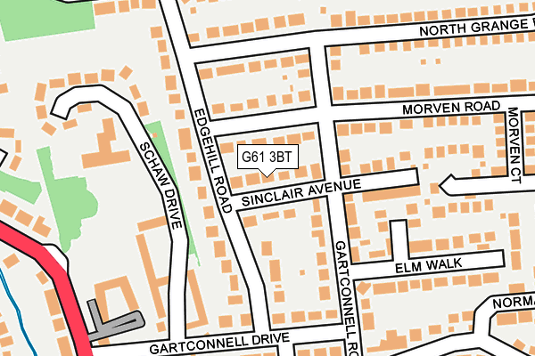 G61 3BT map - OS OpenMap – Local (Ordnance Survey) G61 3BT map - OS OpenMap – Local (Ordnance Survey)