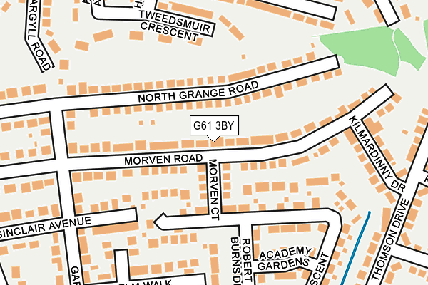 G61 3BY map - OS OpenMap – Local (Ordnance Survey) G61 3BY map - OS OpenMap – Local (Ordnance Survey)