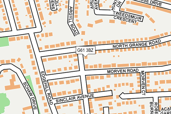 G61 3BZ map - OS OpenMap – Local (Ordnance Survey) G61 3BZ map - OS OpenMap – Local (Ordnance Survey)