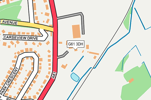 G61 3DH map - OS OpenMap – Local (Ordnance Survey) G61 3DH map - OS OpenMap – Local (Ordnance Survey)