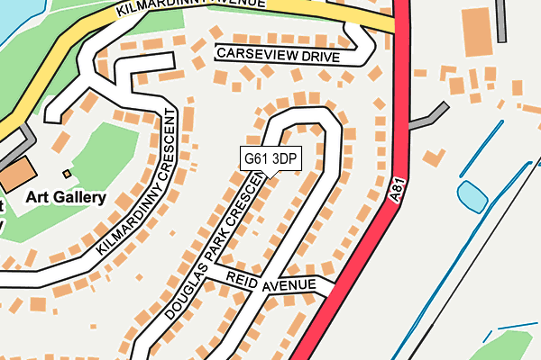 G61 3DP map - OS OpenMap – Local (Ordnance Survey) G61 3DP map - OS OpenMap – Local (Ordnance Survey)