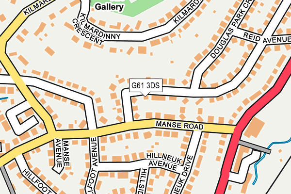 G61 3DS map - OS OpenMap – Local (Ordnance Survey) G61 3DS map - OS OpenMap – Local (Ordnance Survey)