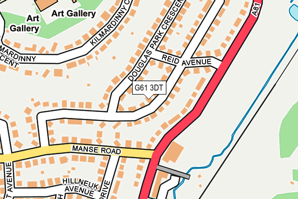 G61 3DT map - OS OpenMap – Local (Ordnance Survey) G61 3DT map - OS OpenMap – Local (Ordnance Survey)