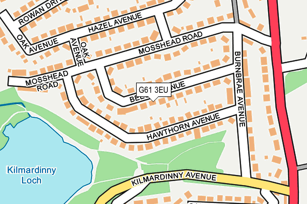 G61 3EU map - OS OpenMap – Local (Ordnance Survey) G61 3EU map - OS OpenMap – Local (Ordnance Survey)