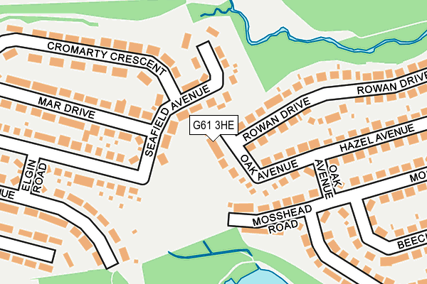 G61 3HE map - OS OpenMap – Local (Ordnance Survey) G61 3HE map - OS OpenMap – Local (Ordnance Survey)