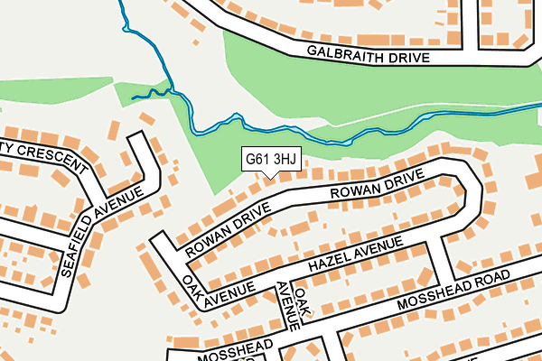 G61 3HJ map - OS OpenMap – Local (Ordnance Survey) G61 3HJ map - OS OpenMap – Local (Ordnance Survey)