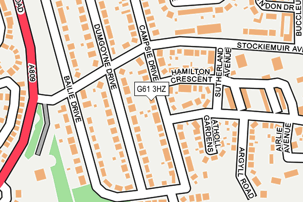 G61 3HZ map - OS OpenMap – Local (Ordnance Survey) G61 3HZ map - OS OpenMap – Local (Ordnance Survey)
