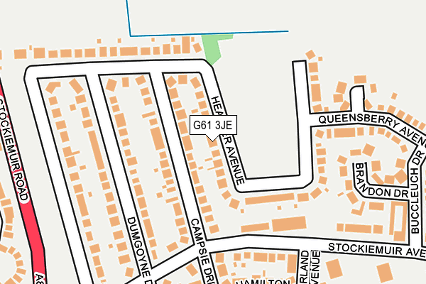 G61 3JE map - OS OpenMap – Local (Ordnance Survey) G61 3JE map - OS OpenMap – Local (Ordnance Survey)